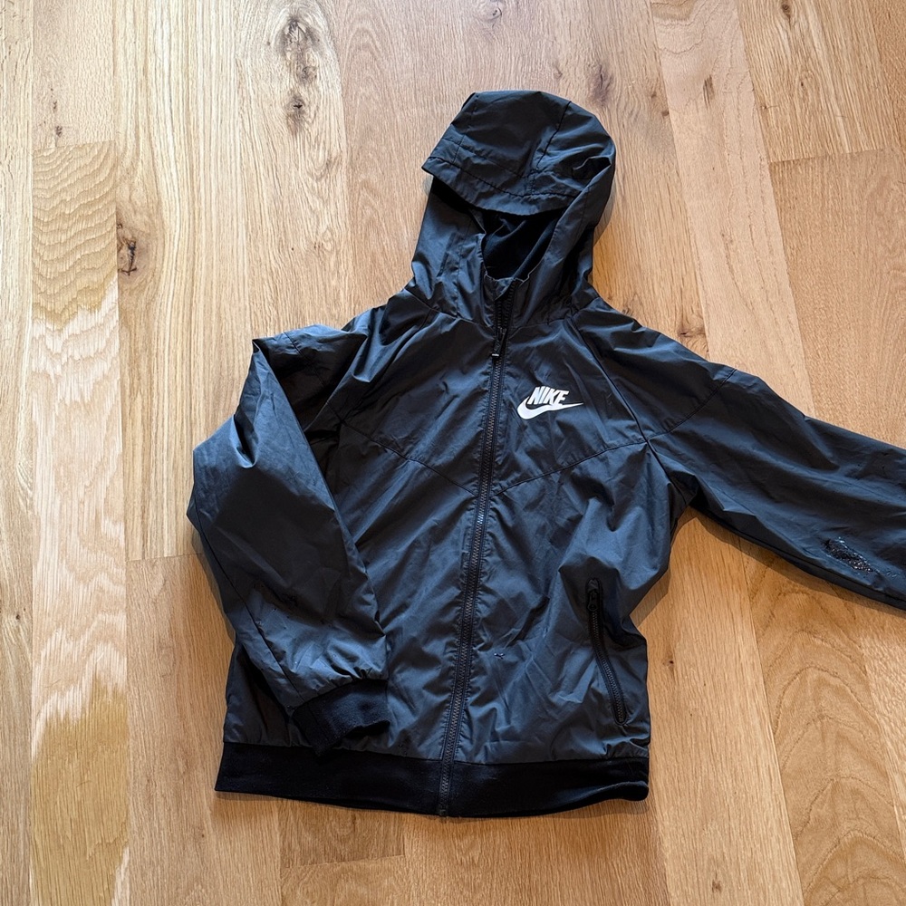 Nike Kids Black Raincoat
